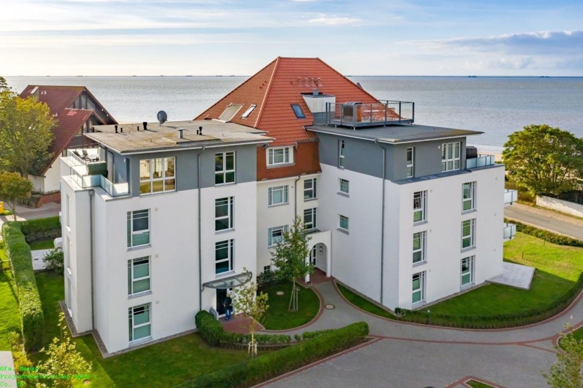 דירות Wyk auf Föhr Schloss Am Meer - Whg3 Grosse Terrasse Mit Meerblick מראה חיצוני תמונה